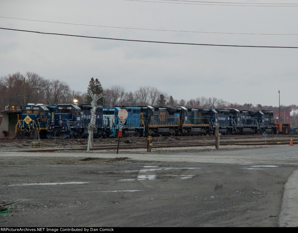 Waterville Yard - Stored Power at the West End 
